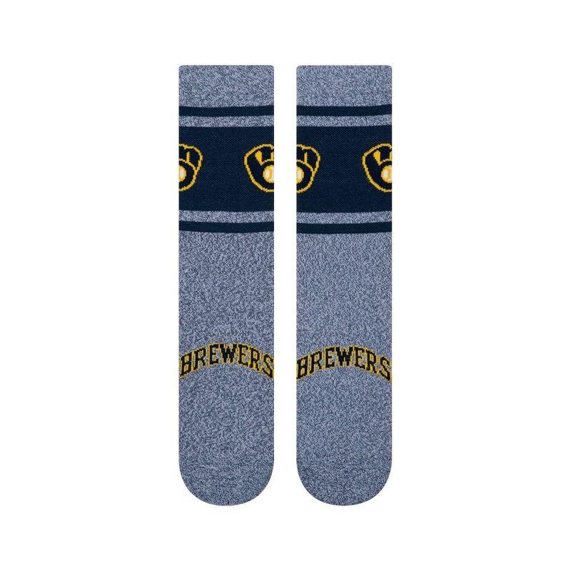 MLB Milwaukee Brewers Varsity Crew Socks