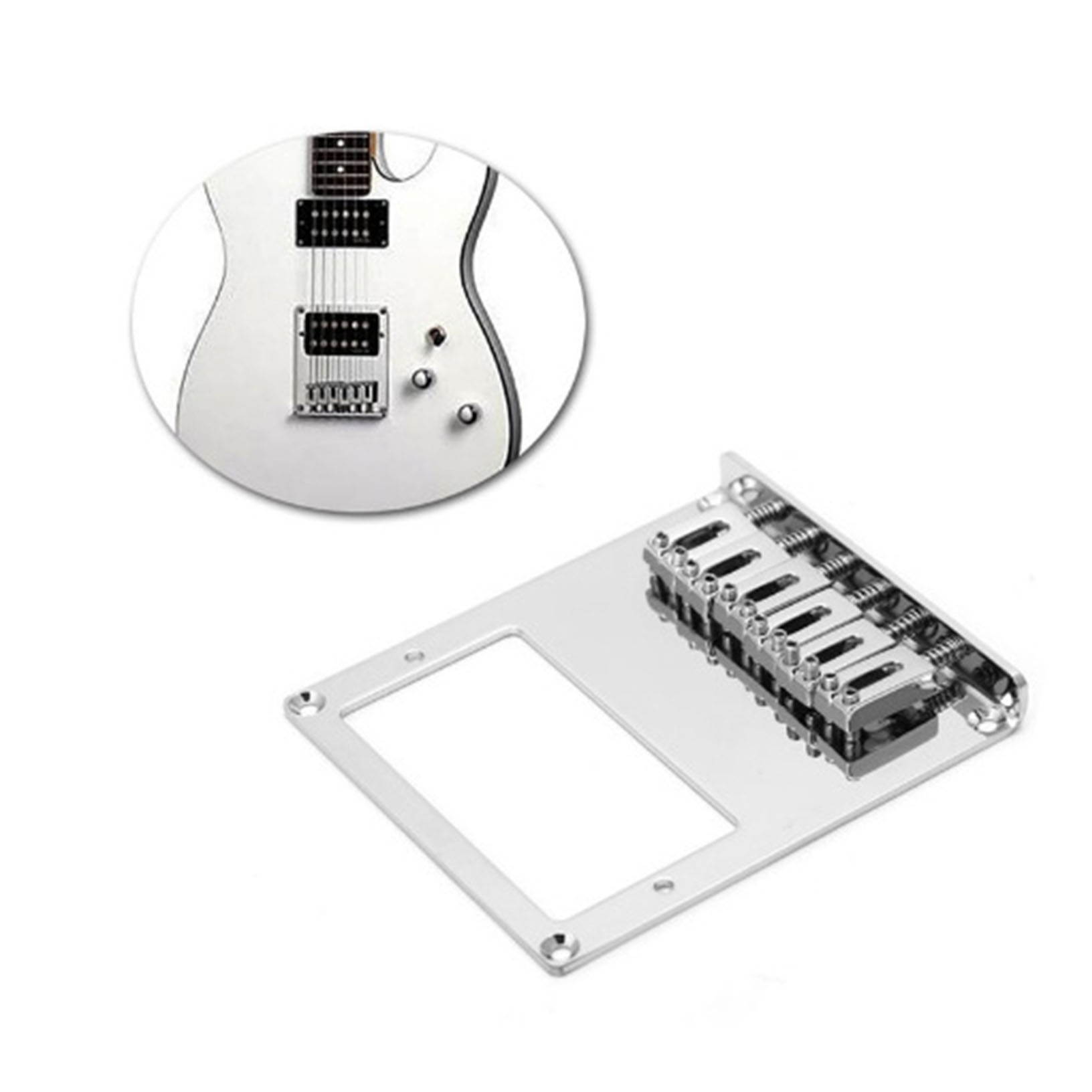 For Chrome Tele Telecaster Humbucker Style Bridge