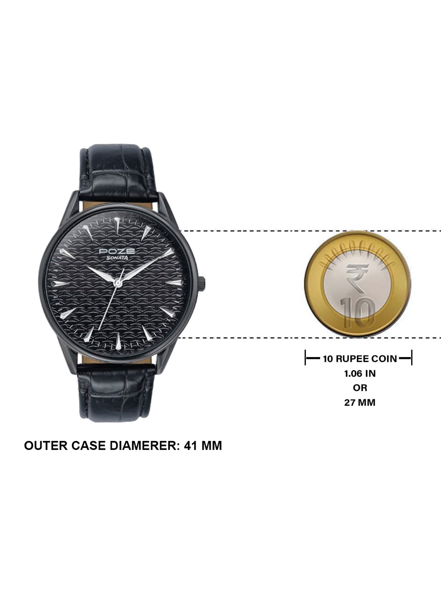 Sonata Poze 3.0 SP70047NL01W Analog Watch for Men