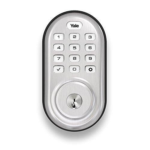 Yale Locks Assure Lock Push Button with Z-Wave in Satin Nickel (YRD216)