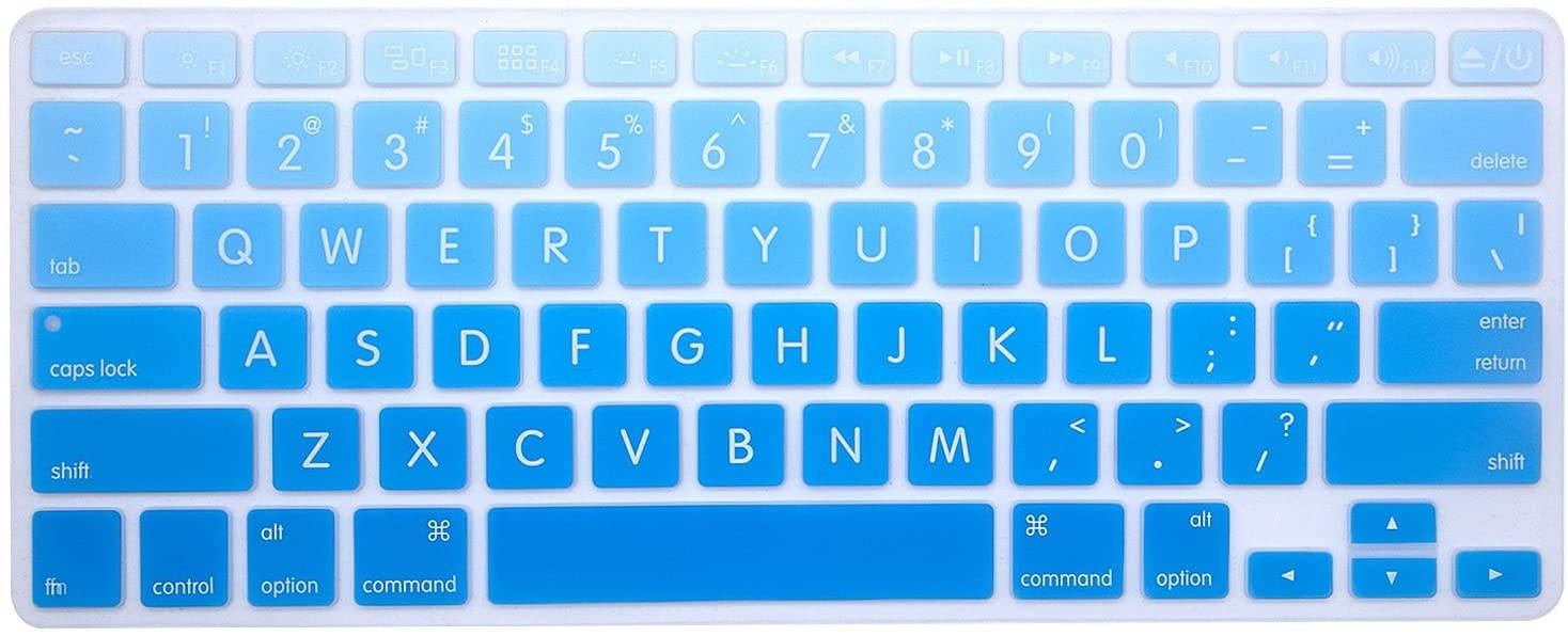 HRH Silicone Keyboard Cover Skin for MacBook Air 13,MacBook Pro 13/15/17 (with or w/Out Retina Display, 2015 or Older Version)&Older iMac USA Layout,Bear's Paw Pink