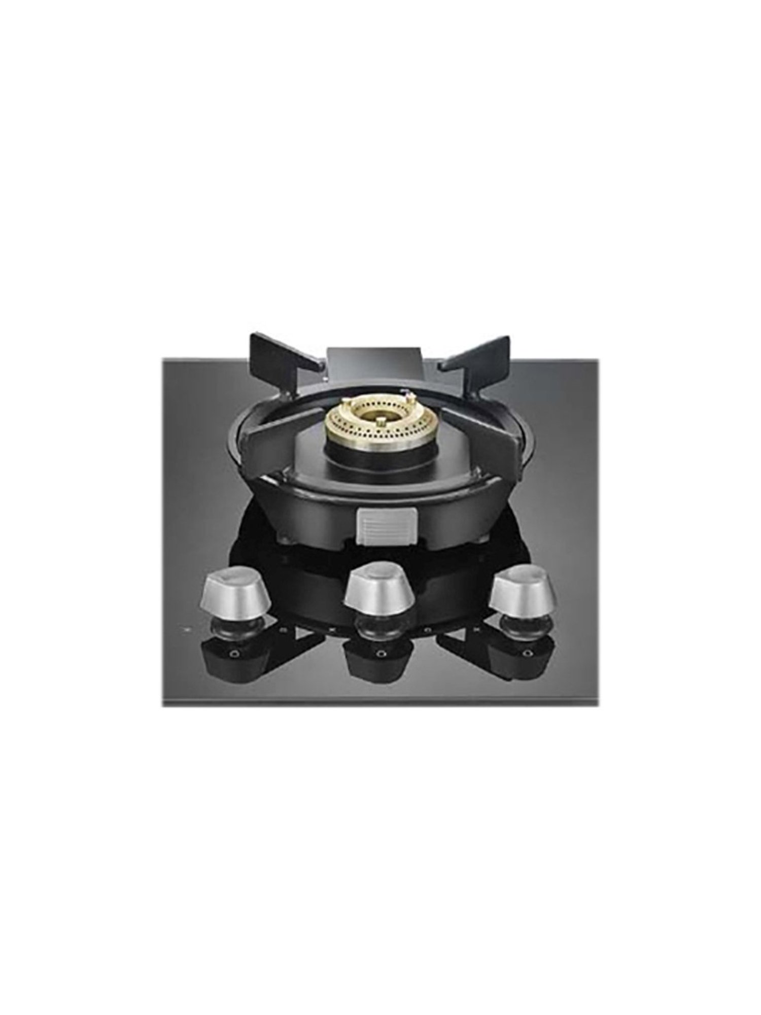 Prestige Svachh Hob PSVH 03 AI Black Glass Multi Spark Ignition System Stove With 3 Brass Burners