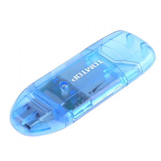 Mini Real USB 2.0 480M/s SD/MMC/RS-MMC Card Reader 16G