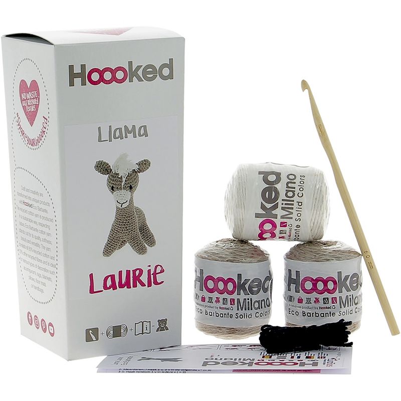 Hoooked Llama Laurie Yarn Kit W/Eco Barbante Yarn