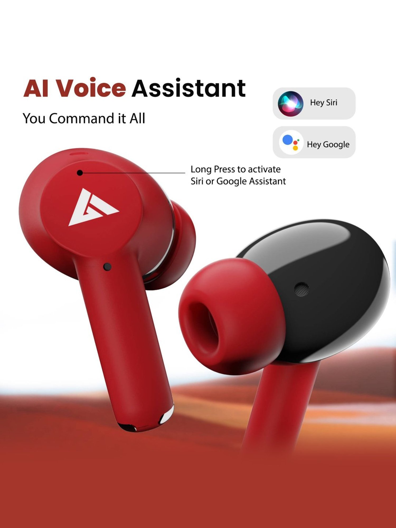 Boat Airdopes Sonik BT Earbuds with 60Hrs Playback & ENx Technology (Thunder Black, True Wireless)