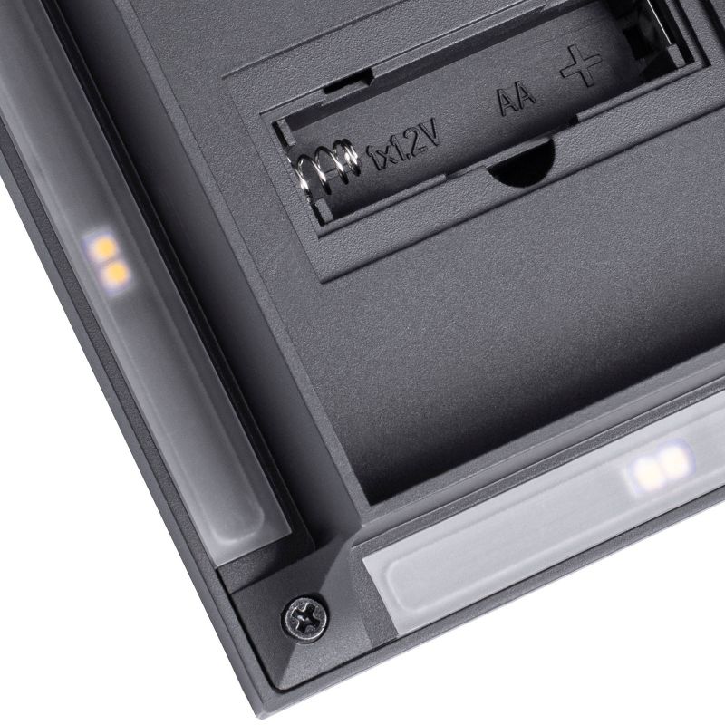 Solar Cast Aluminum Post Light Cap Black - Sterno Home