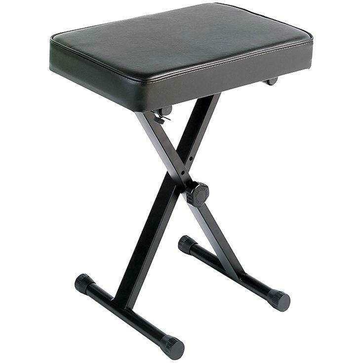 Portable Adjustable Padded Keyboard X-Style Bench