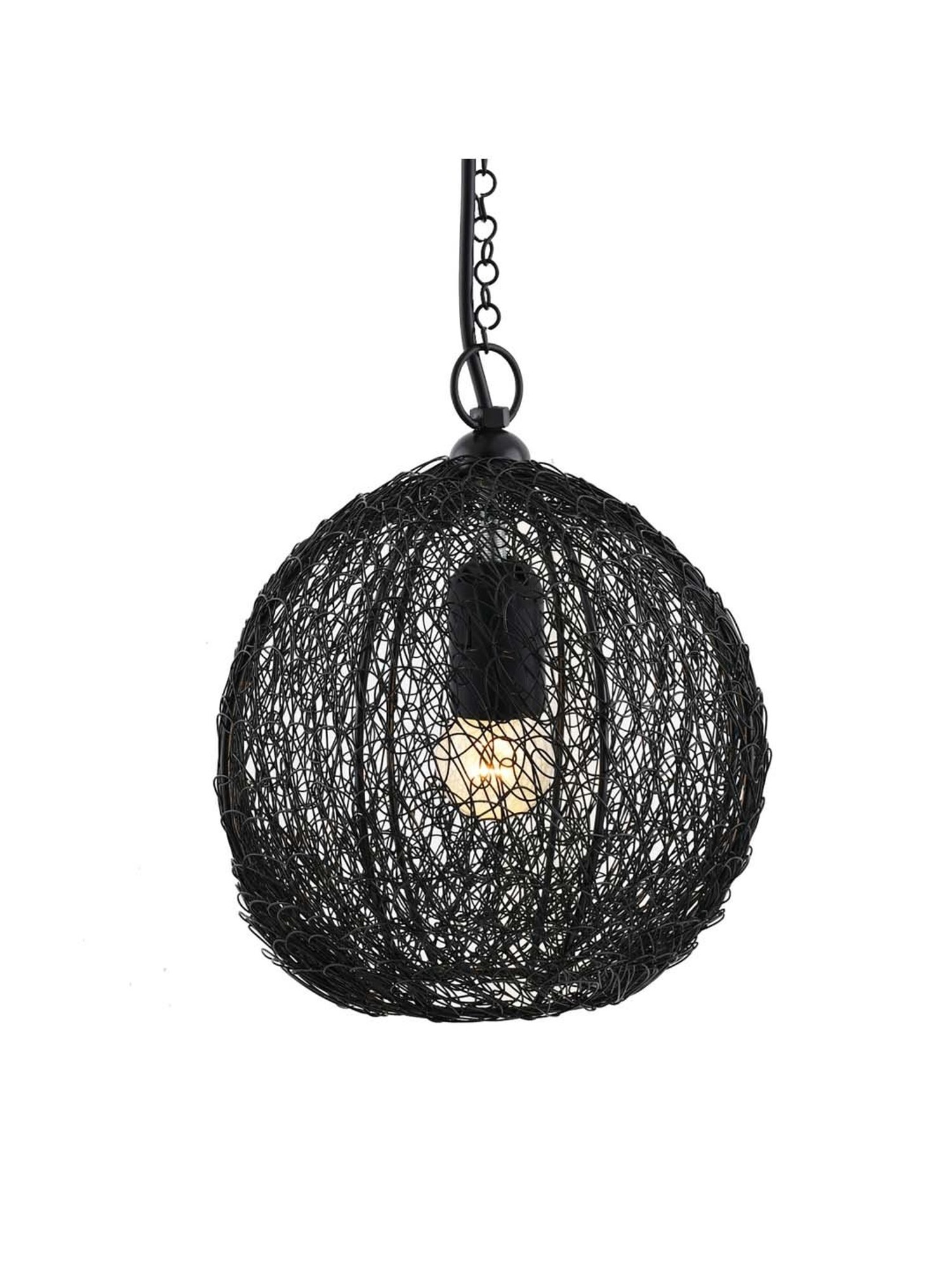 Homesake Classic Black Metal Pendant Light - Set of 1