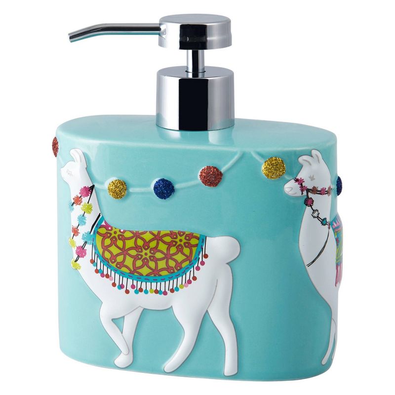 3pc Llamas Lotion Pump, Toothbrush Holder, Tumbler - Allure