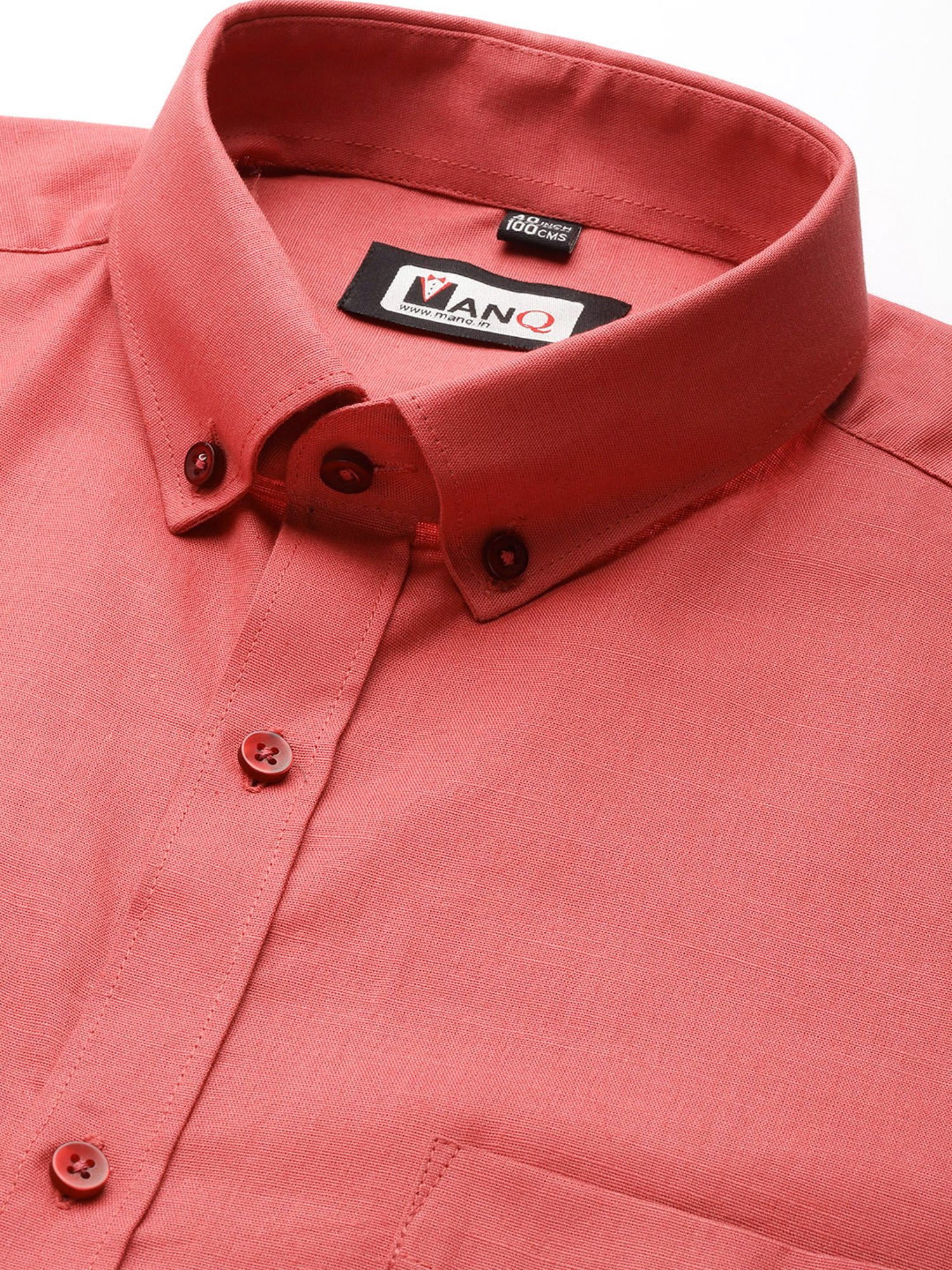 ManQ Coral Regular Fit Shirt