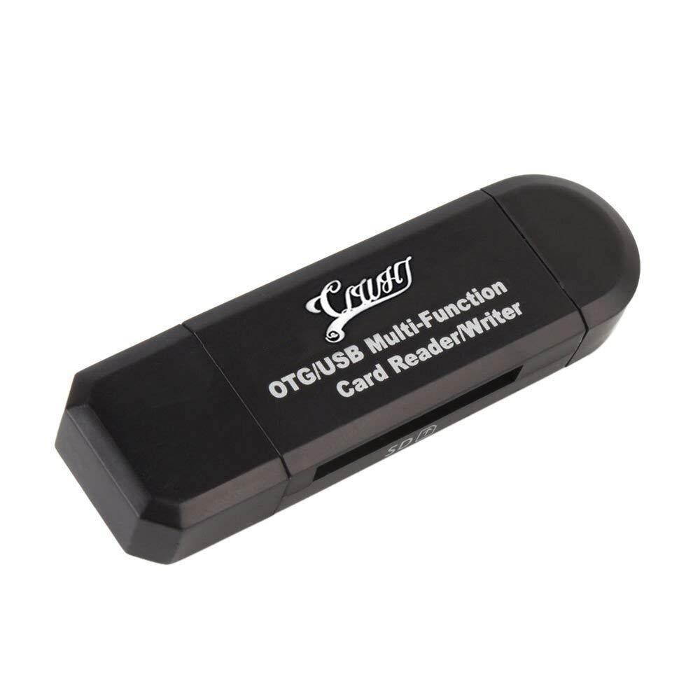 HBJH&reg;Micro USB OTG to USB 2.0 Adapter; SD/Micro SD Card Reader with standard USB Male & Micro USB Male Connector for Smartphones/Tablets with OTG Function