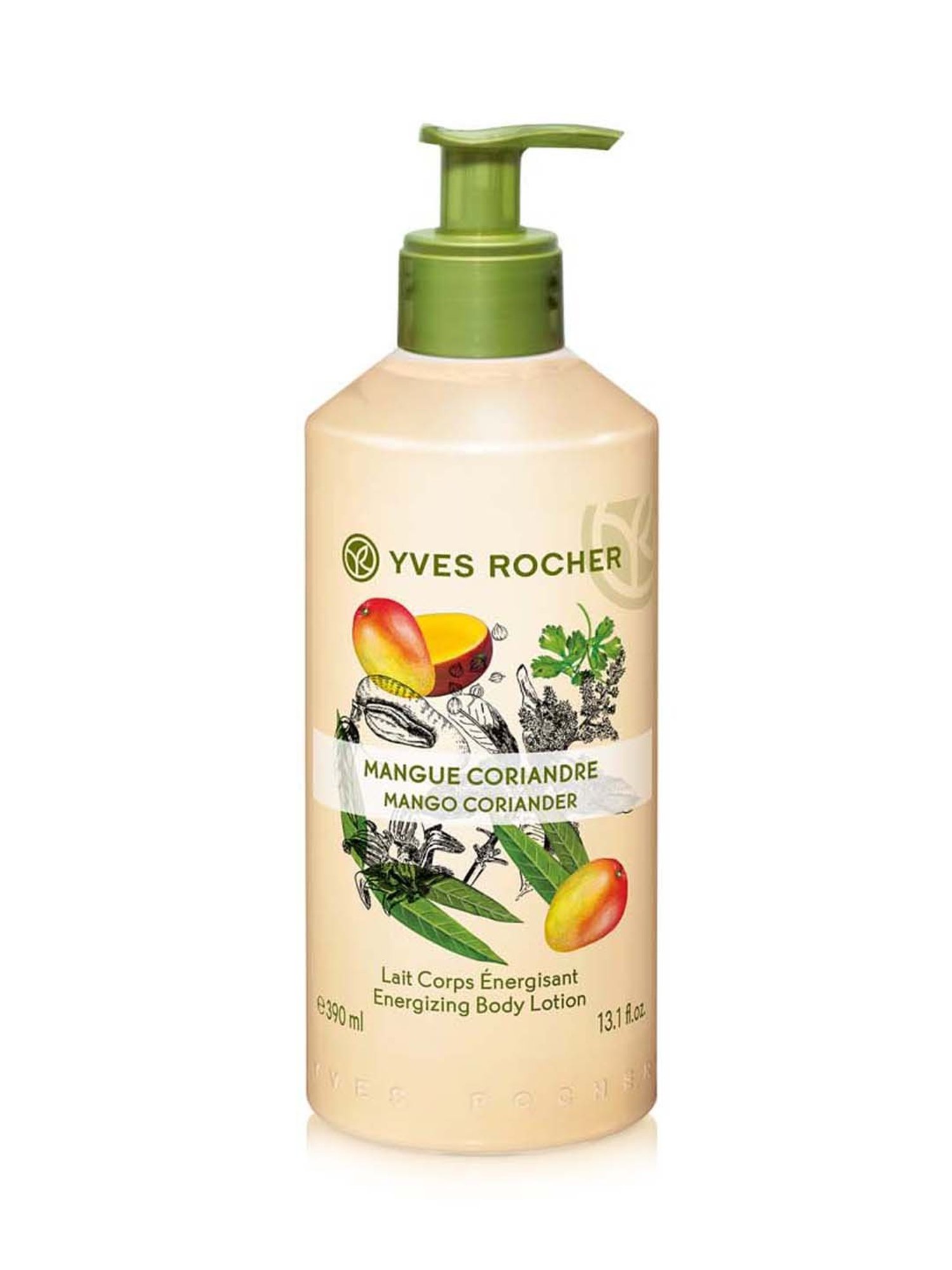 YVES ROCHER Energizing Body Lotion Mango Coriander - 390 ml