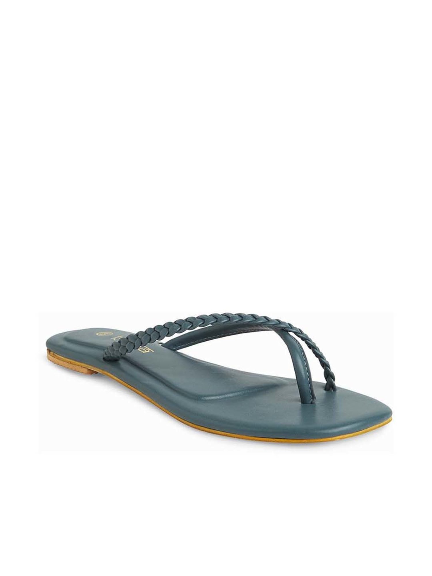 Kiana Women's Blue Toe Ring Sandals