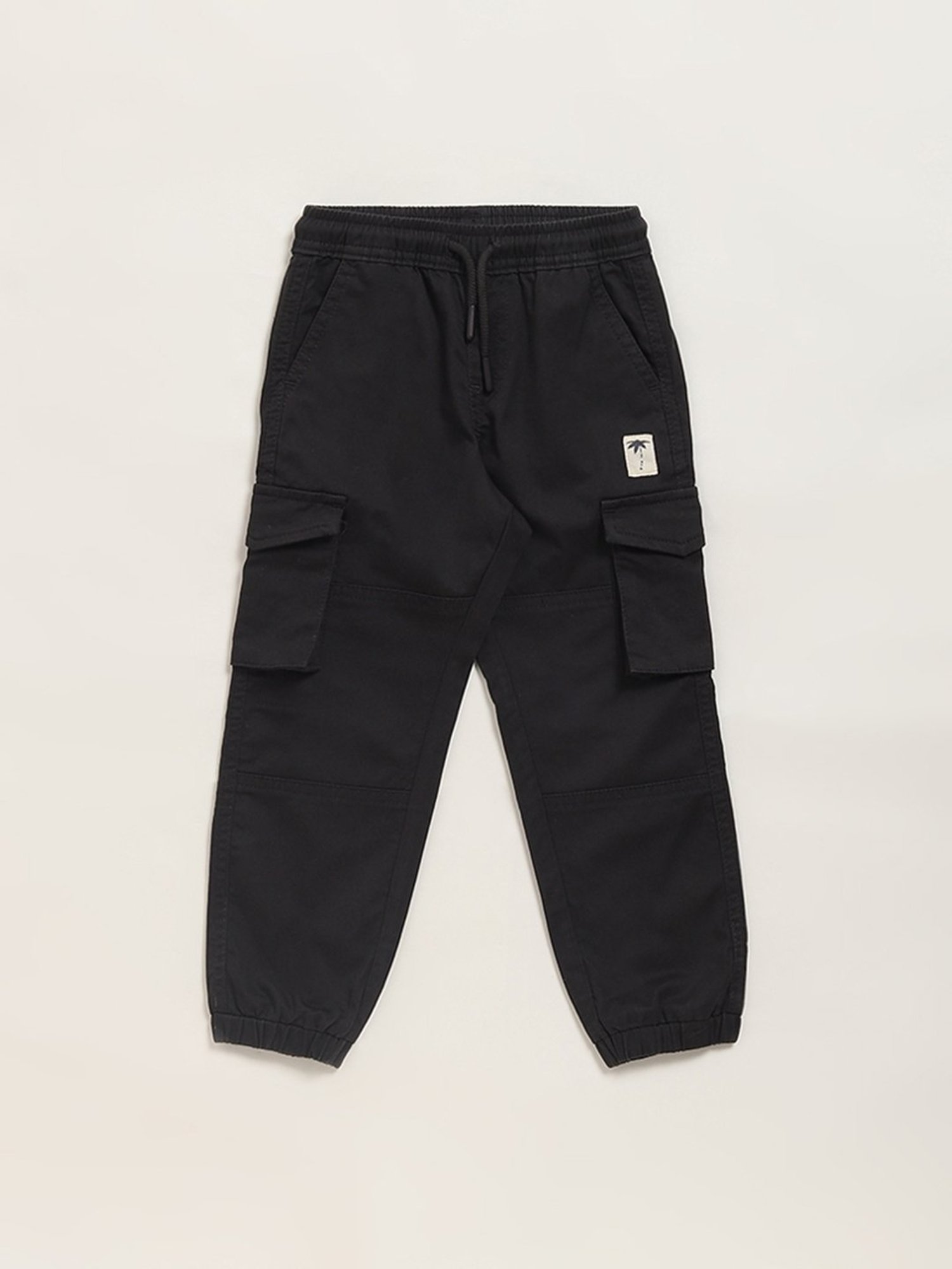 HOP Kids by Westside Black Cargo Joggers