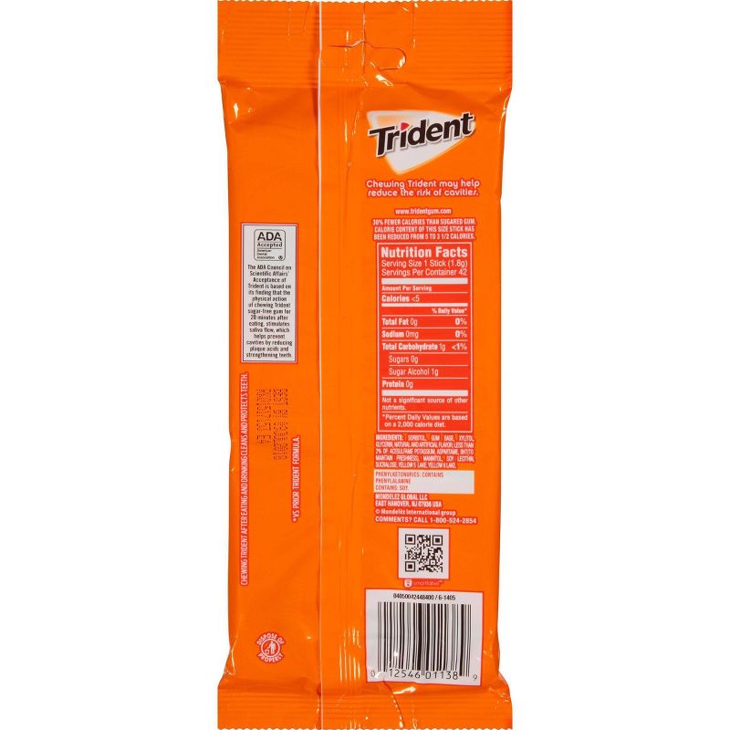 Trident Tropical Twist Sugar Free Gum - 3ct/14pc