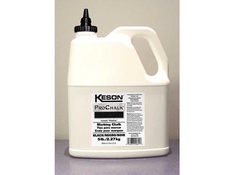 KESON 105BLACK Marking Chalk Refill,Black,5 Lb