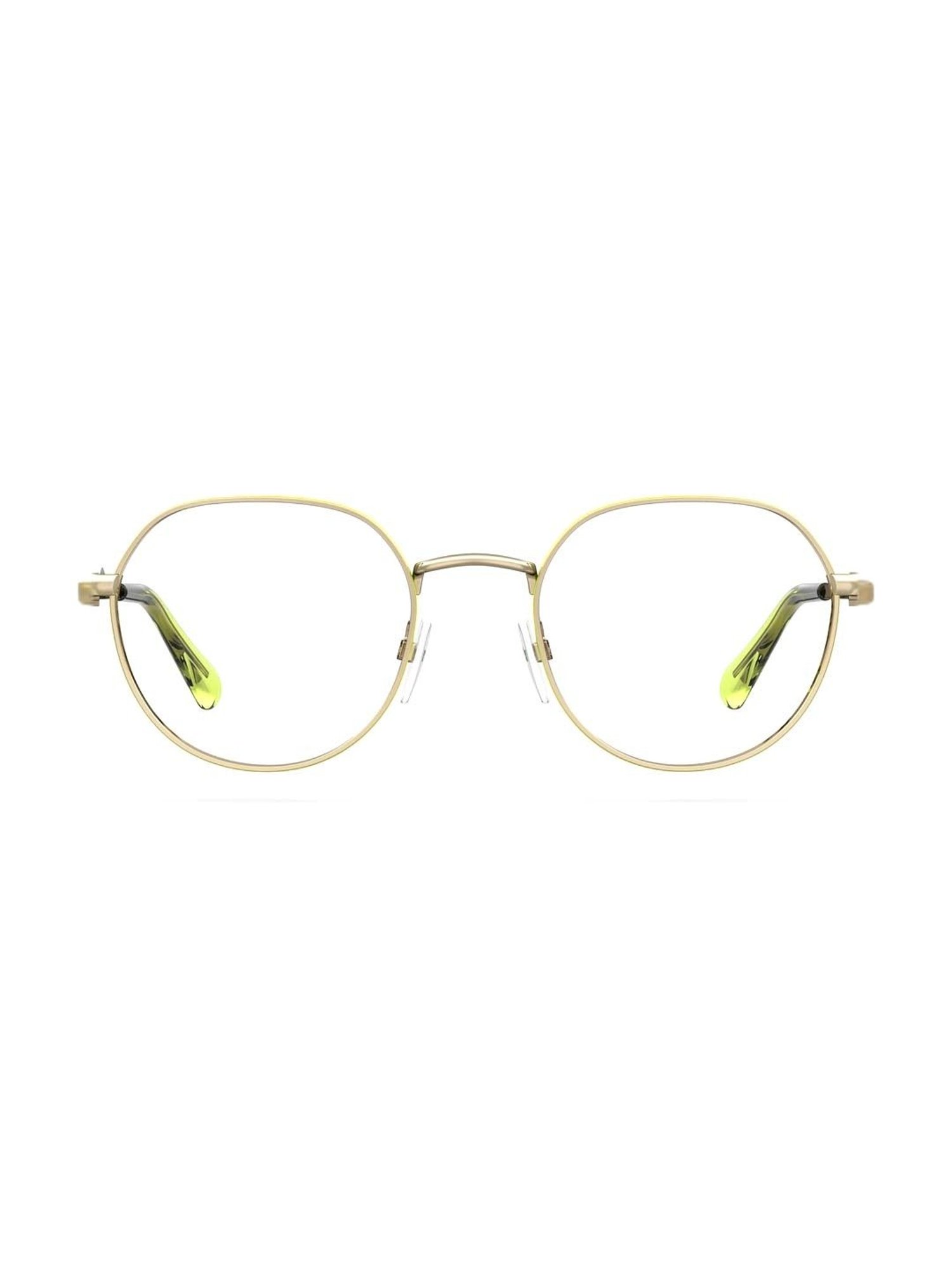 Chiara Ferragni Gold Oval Eye Frames for Women