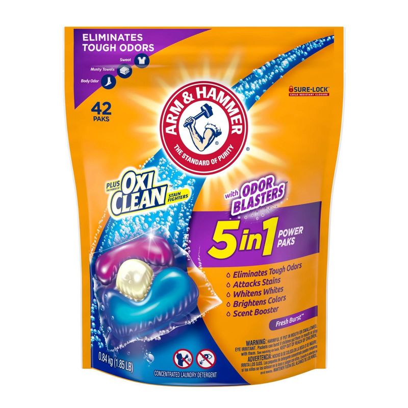 Arm & Hammer Plus OxiClean with Odor Blasters - 42ct