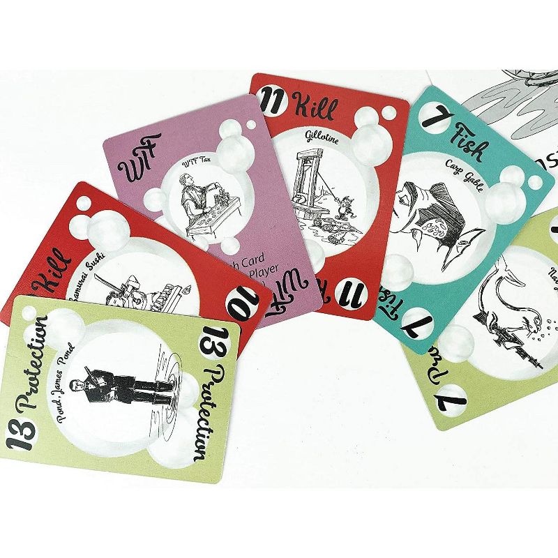 University Games WTF (What the Fish!) Card Game | For 2-4 Players