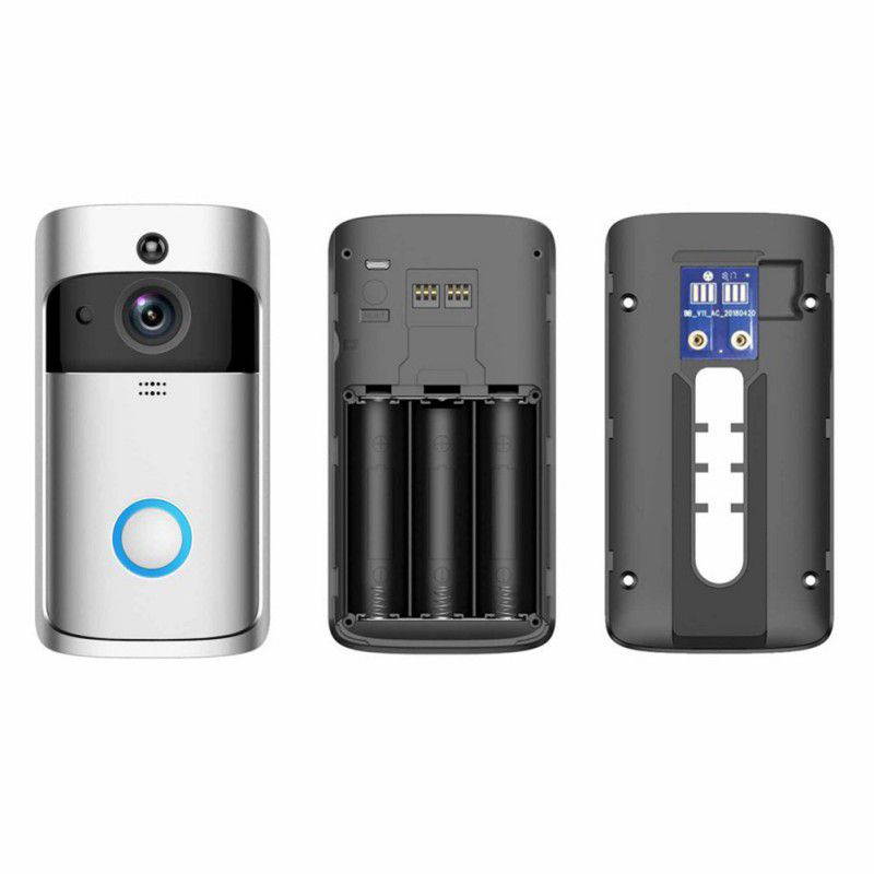 Wireless Video Doorbell, Waterproof WiFi Doorbell Security Camera, Cloud Storage, Two-Way Talk, PIR Motion Detection, Night Vision 1280&times;720P