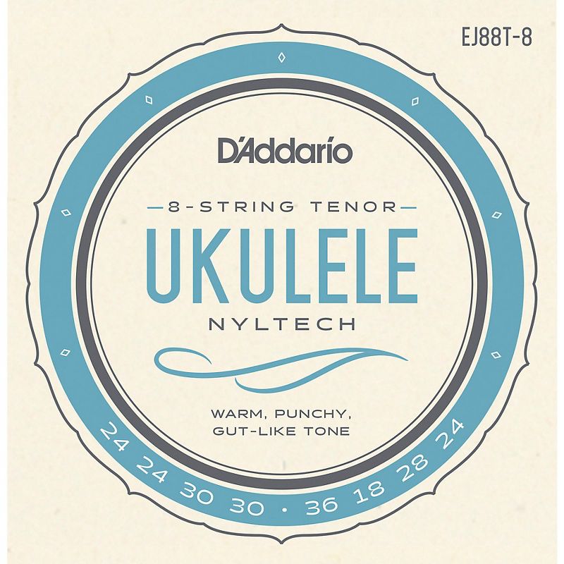 D'Addario D'Addario 8-String Nyltech Ukulele Strings Tenor