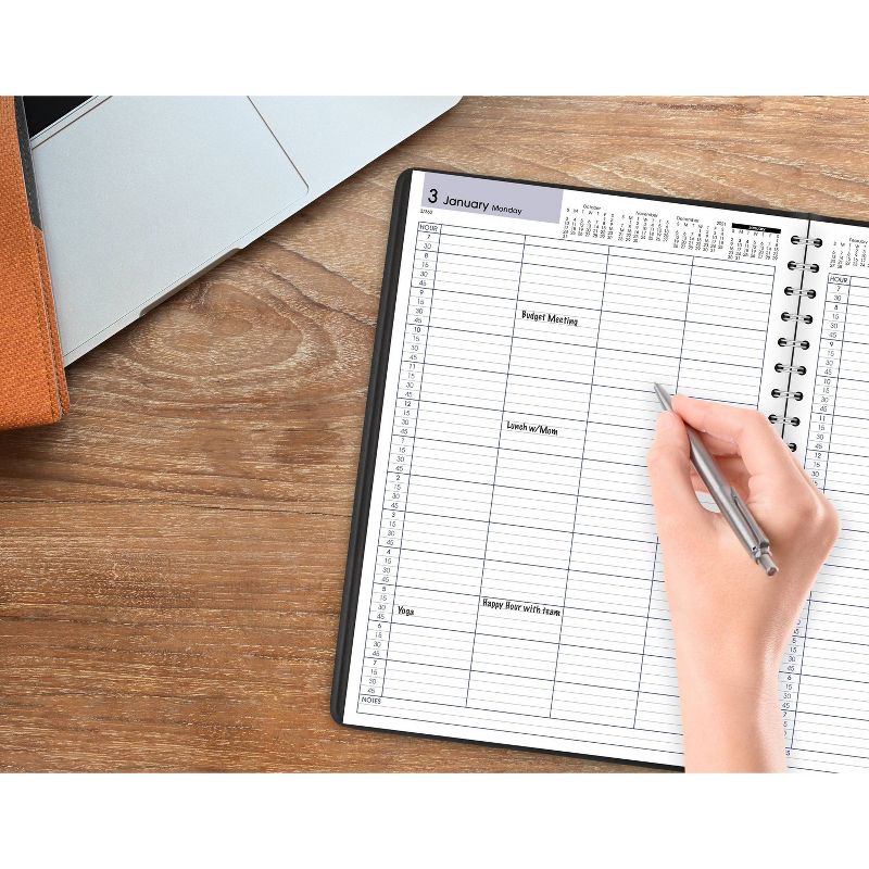 2021-22 Academic Planner 8.5" x 11" Flexible Cover Weekly/Monthly Wirebound Rose - The Home Edit