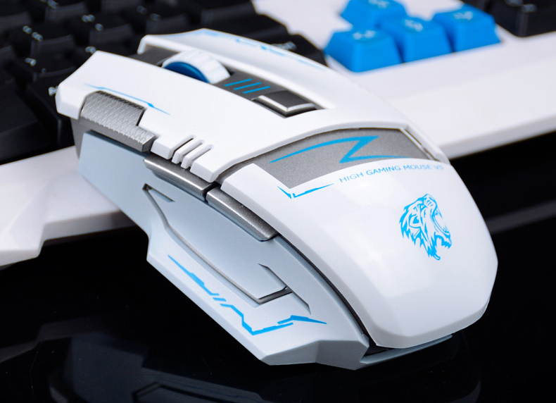 2.4G Wireless Rechargeable 2400DPI 6 Buttons Optical Usb Ergonomic Gaming Mouse