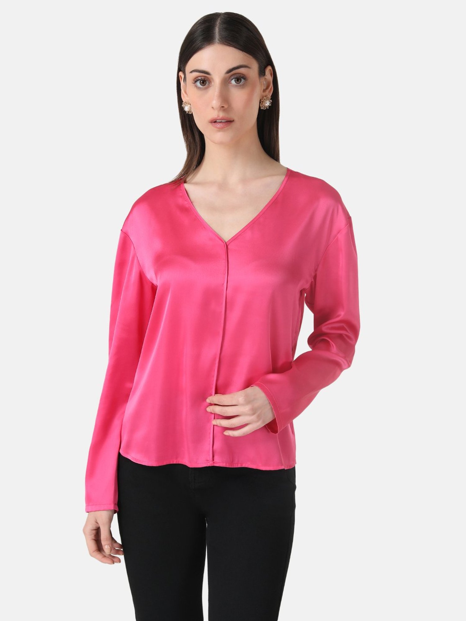 Kazo Classic V-Neck Top