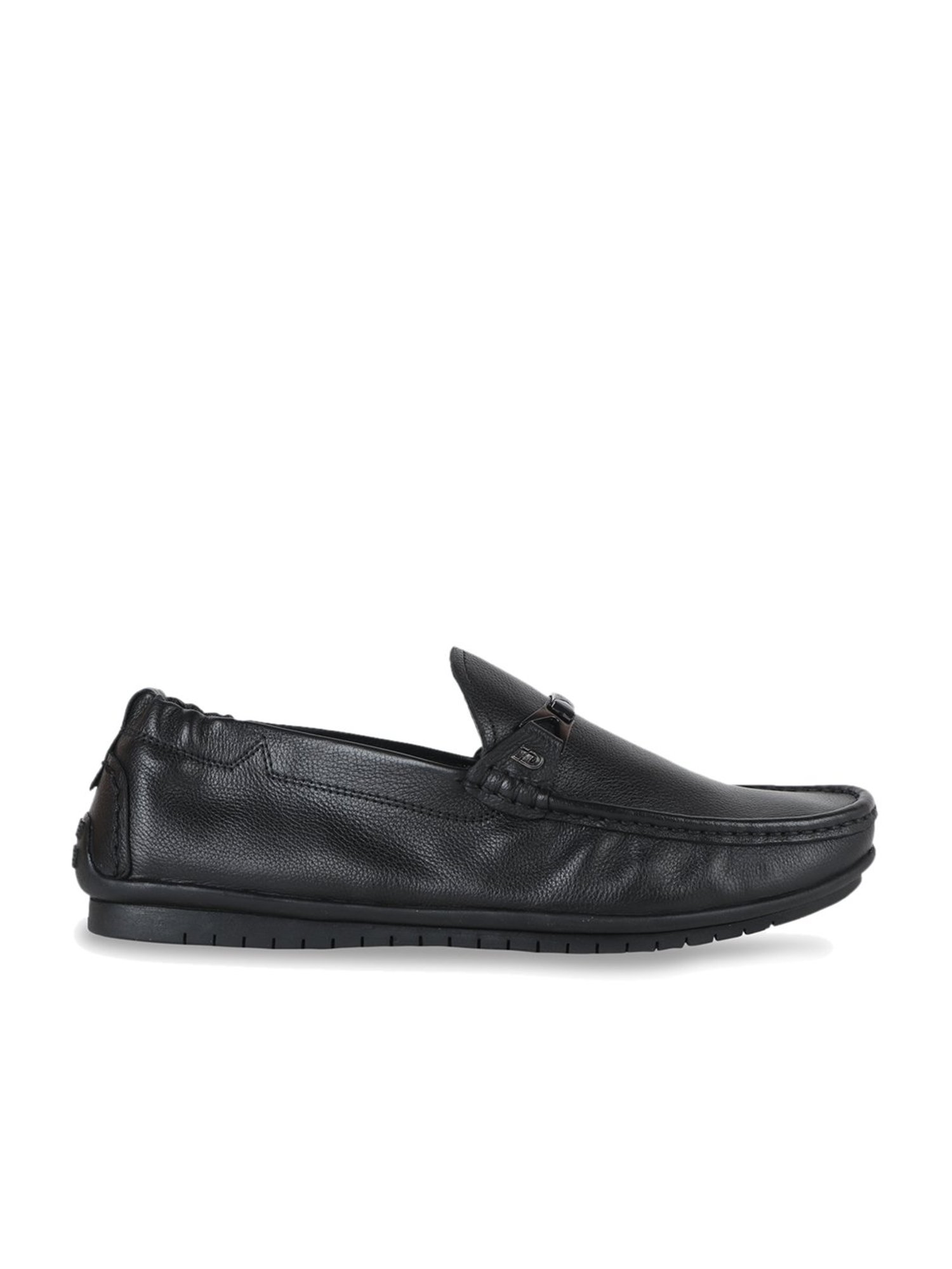 ID Men's Black Casual Loafers