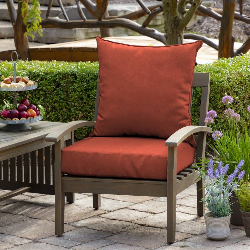 Sedona Woven Outdoor Cushion Set Orange - Arden Selections
