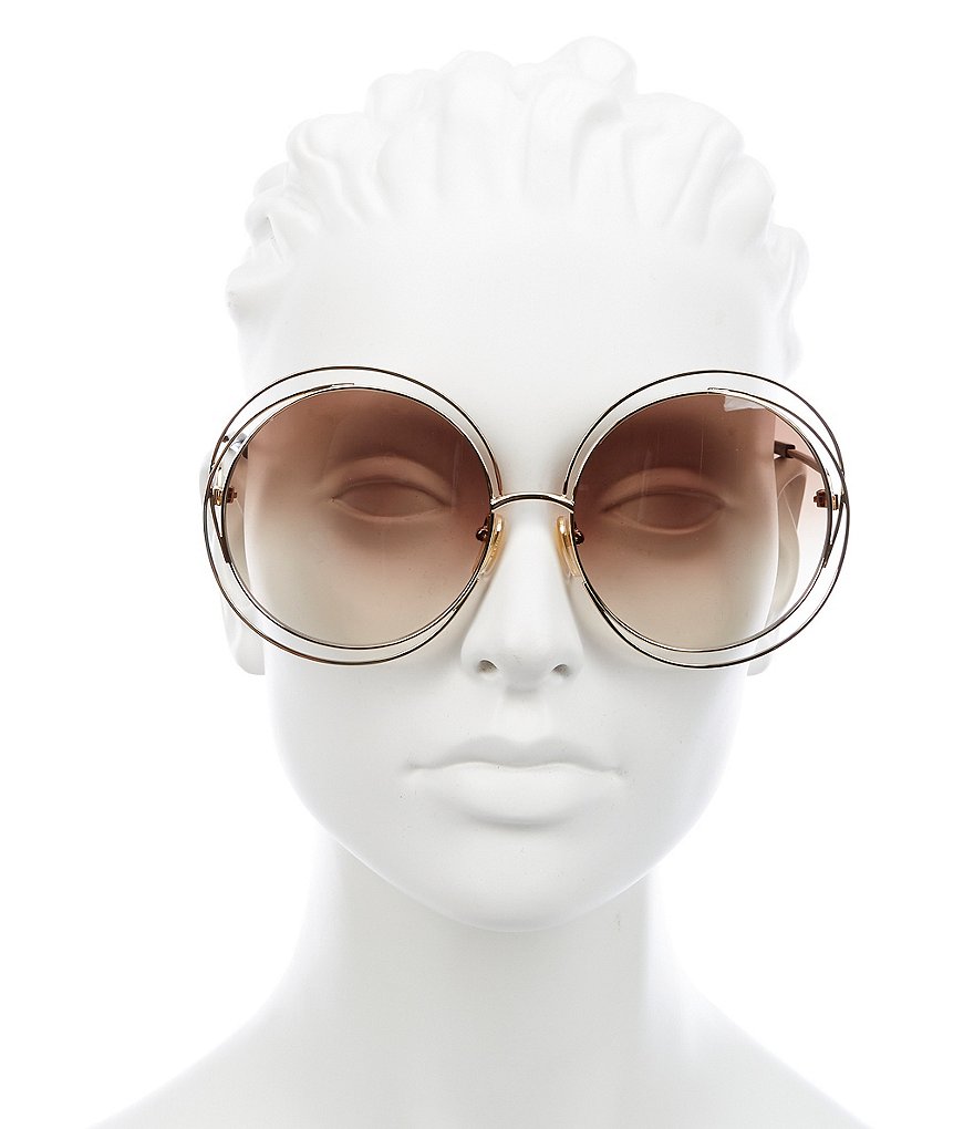 Chloe Women's Ch0045s Round 62mm Sunglasses