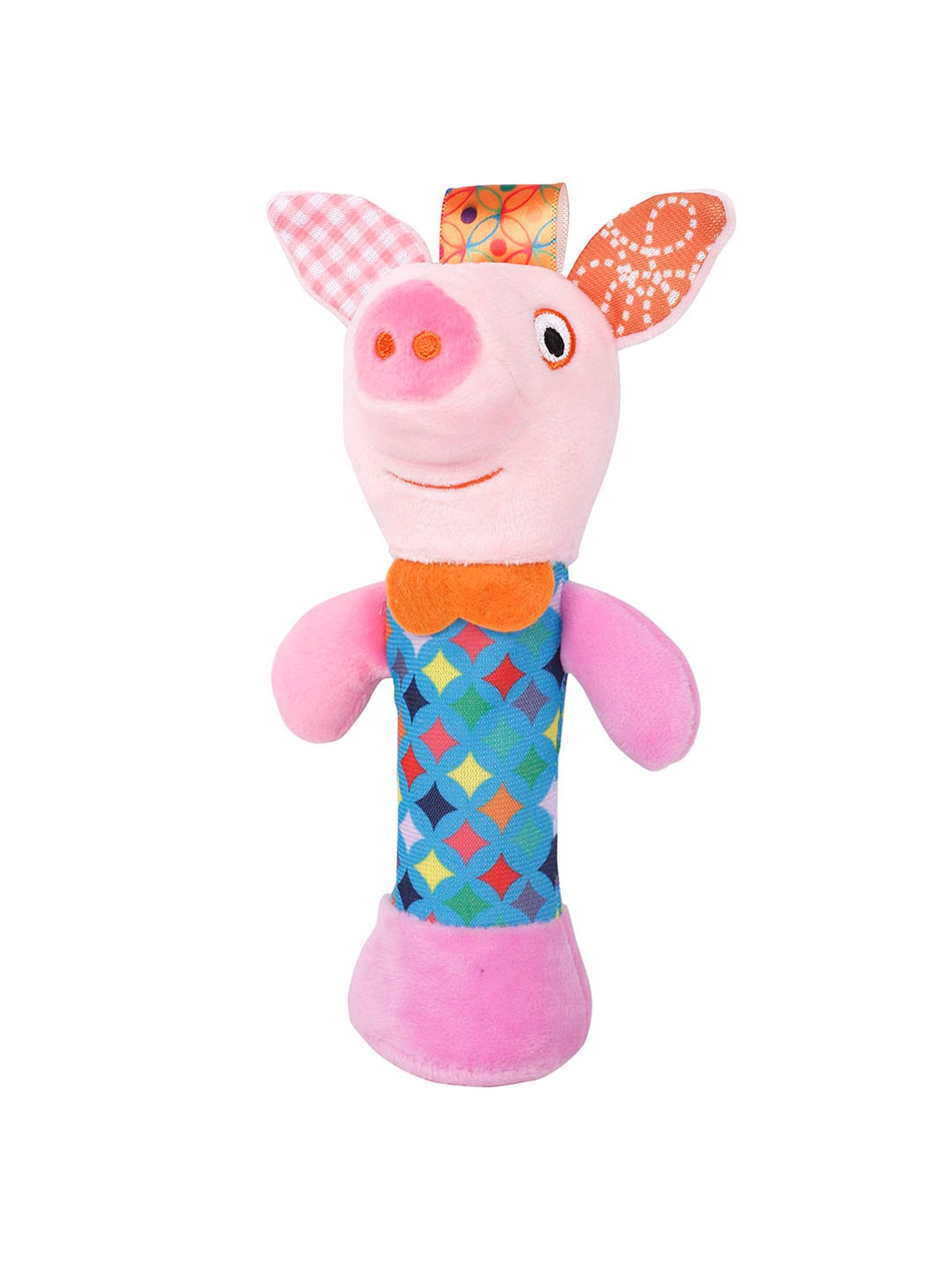 Baby Moo Vintage Ride Yellow Mattress with Fixed Neck Pillow and Bolsters