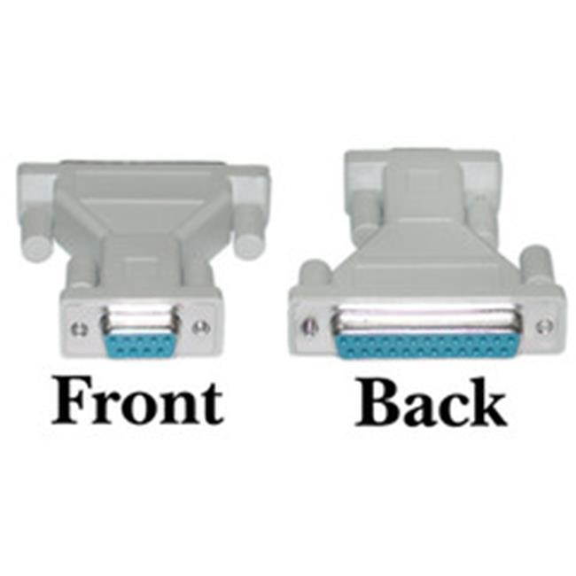 Cable Wholesale DB9 Female / DB25 Female, AT Modem Adaptor, Molded
