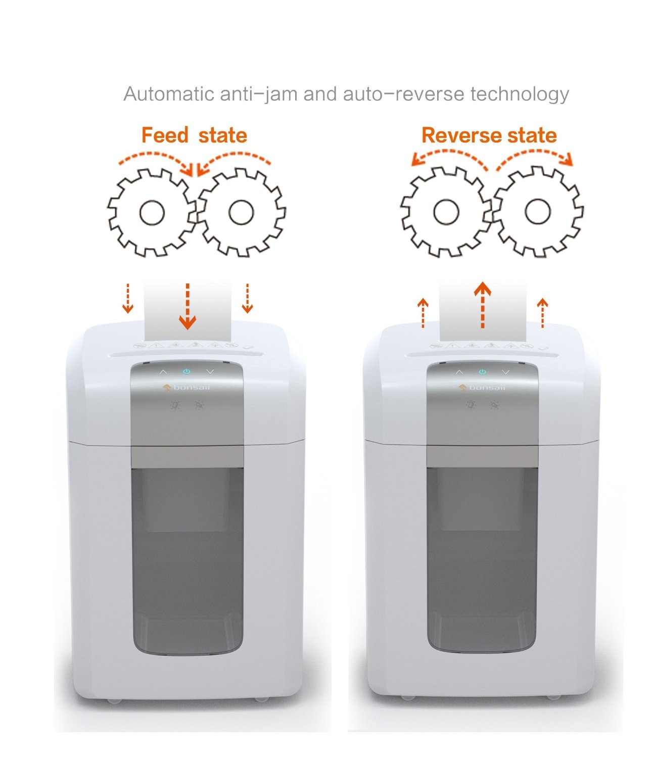 Bonsaii EverShred Pro 4S30 10-Sheet Micro-Cut Paper/CD/Credit Card Shredder, 240 Mintues Continuous Running, 10 Minutes Cooling Down, P-5 Security, Overload and Thermal Protection, with 4 Casters