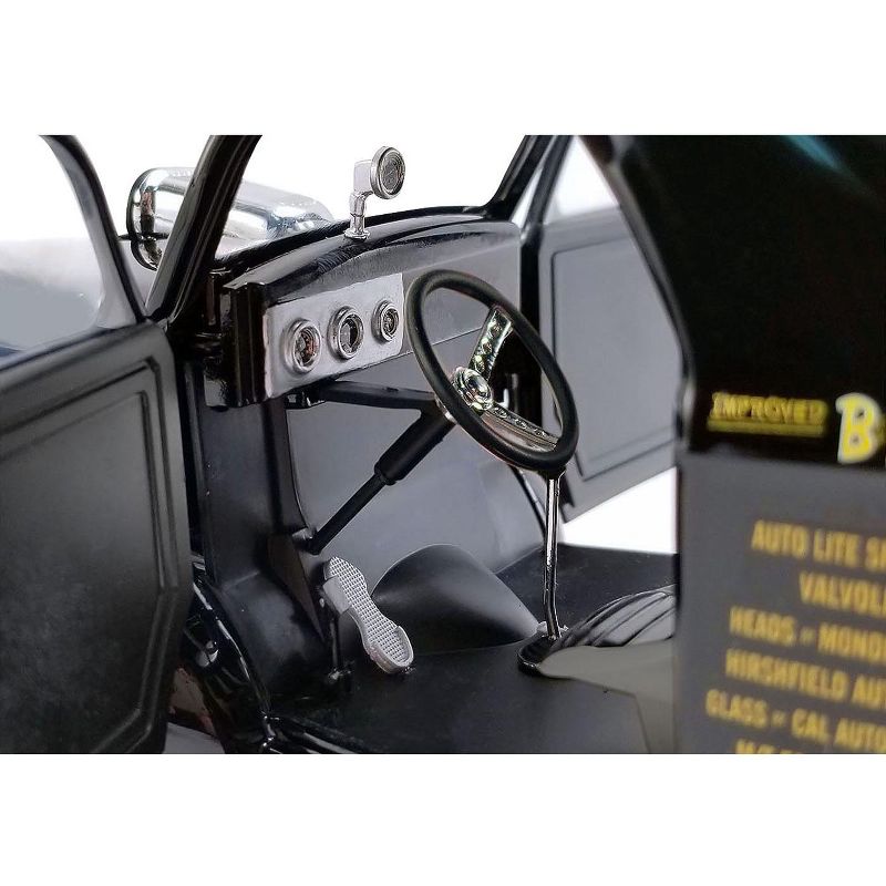 1941 Willys Gasser Stone Woods "Cookie" Black Limited Edition to 546 pieces Worldwide 1/18 Diecast Model Car by ACME