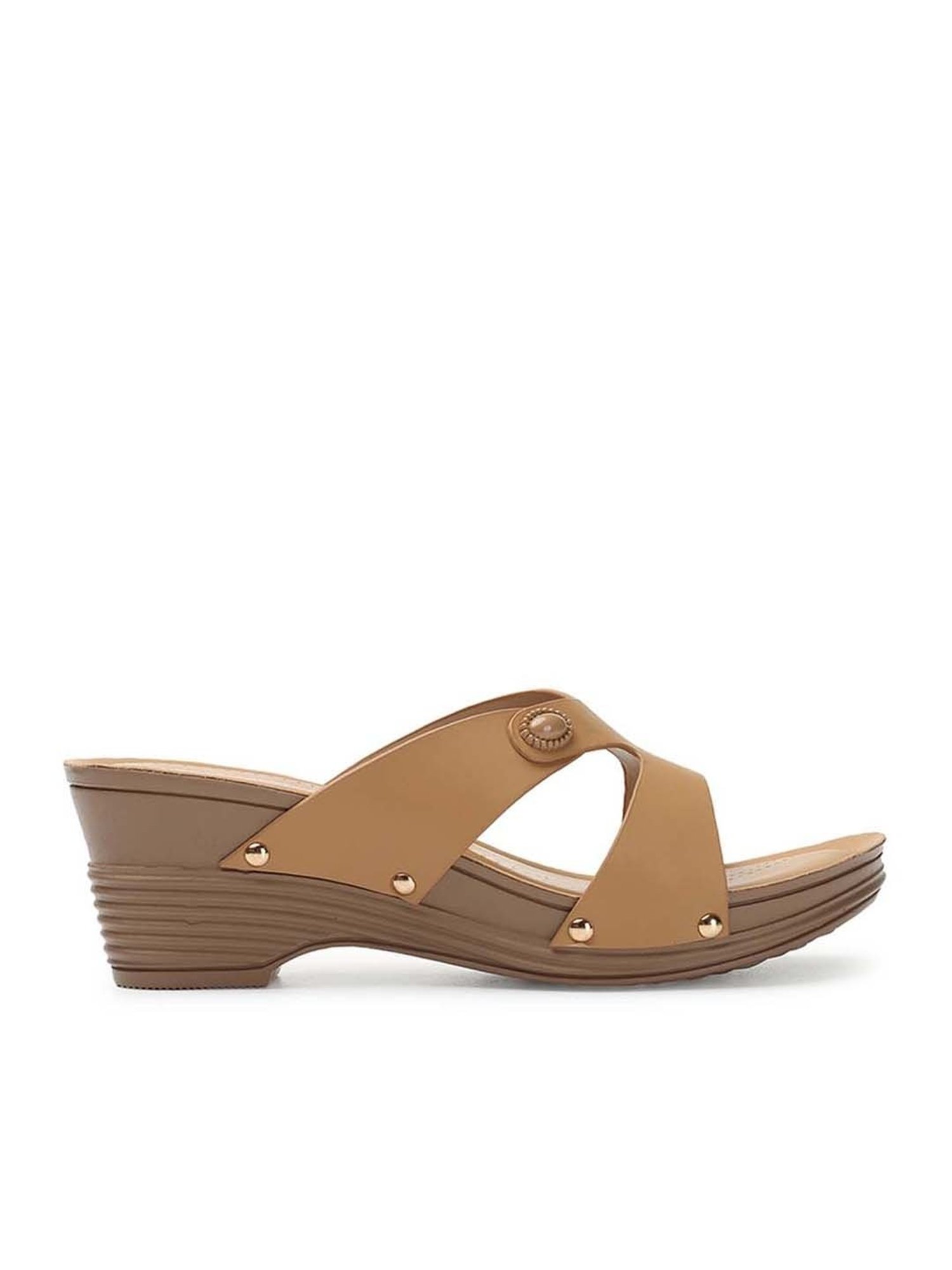 Iconics Women's Tan Casual Sandals