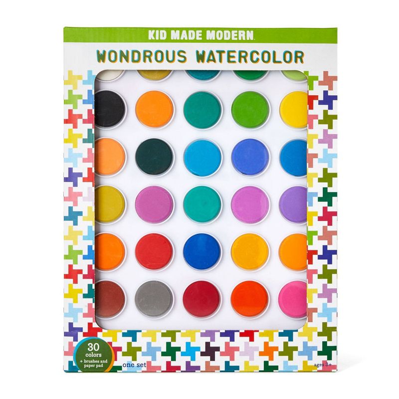 Kid Made Modern Wondrous Watercolor Paints - 30 Color