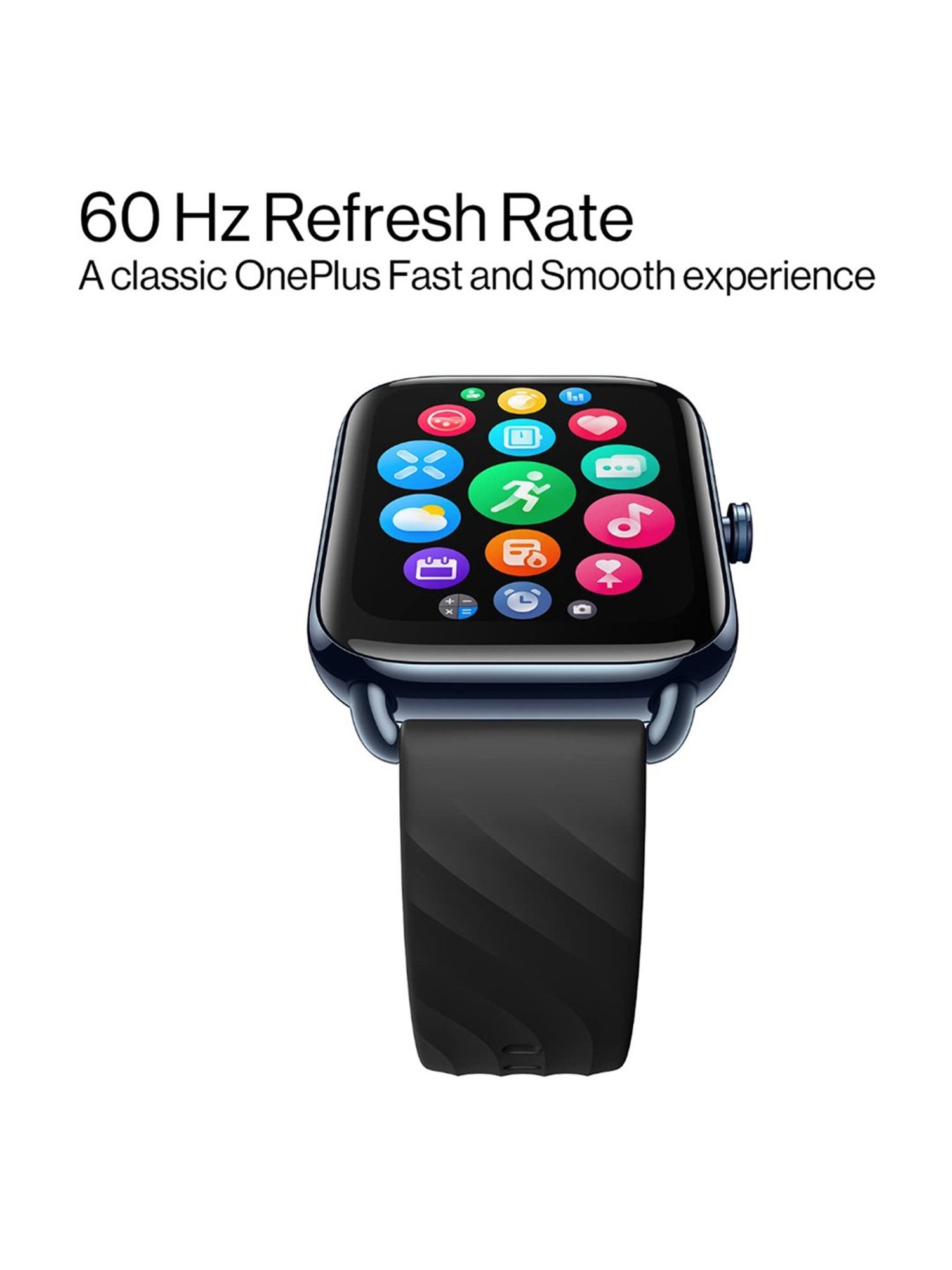 OnePlus Nord Watch with 1.78 inch AMOLED Display & Multiple Watch Faces Smatwatch (Black)