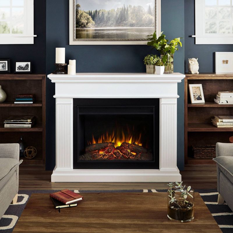 Real Flame Centennial Grand Electric Fireplace White