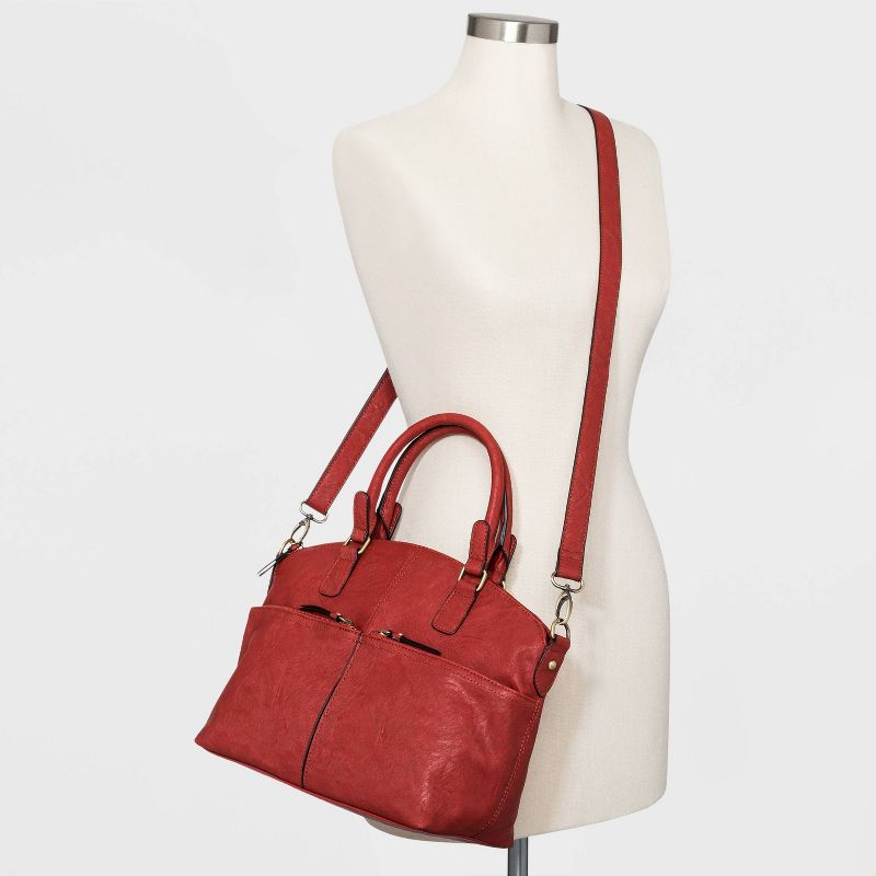 Favore Tan Solid Medium Satchels