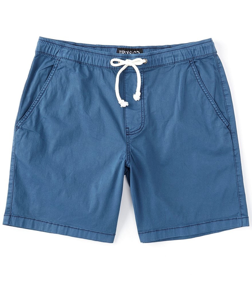 Iron Co. Beach Dip-Dye Twill 7#double; Inseam Pull-On Shorts