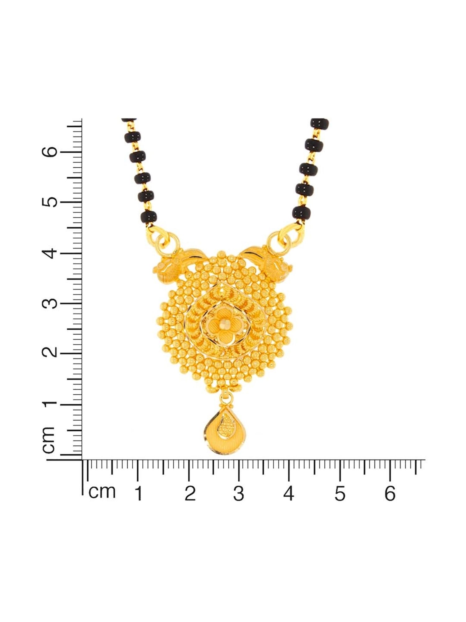 Waman Hari Pethe Jewellers 22k Gold Tanmaniya for Women