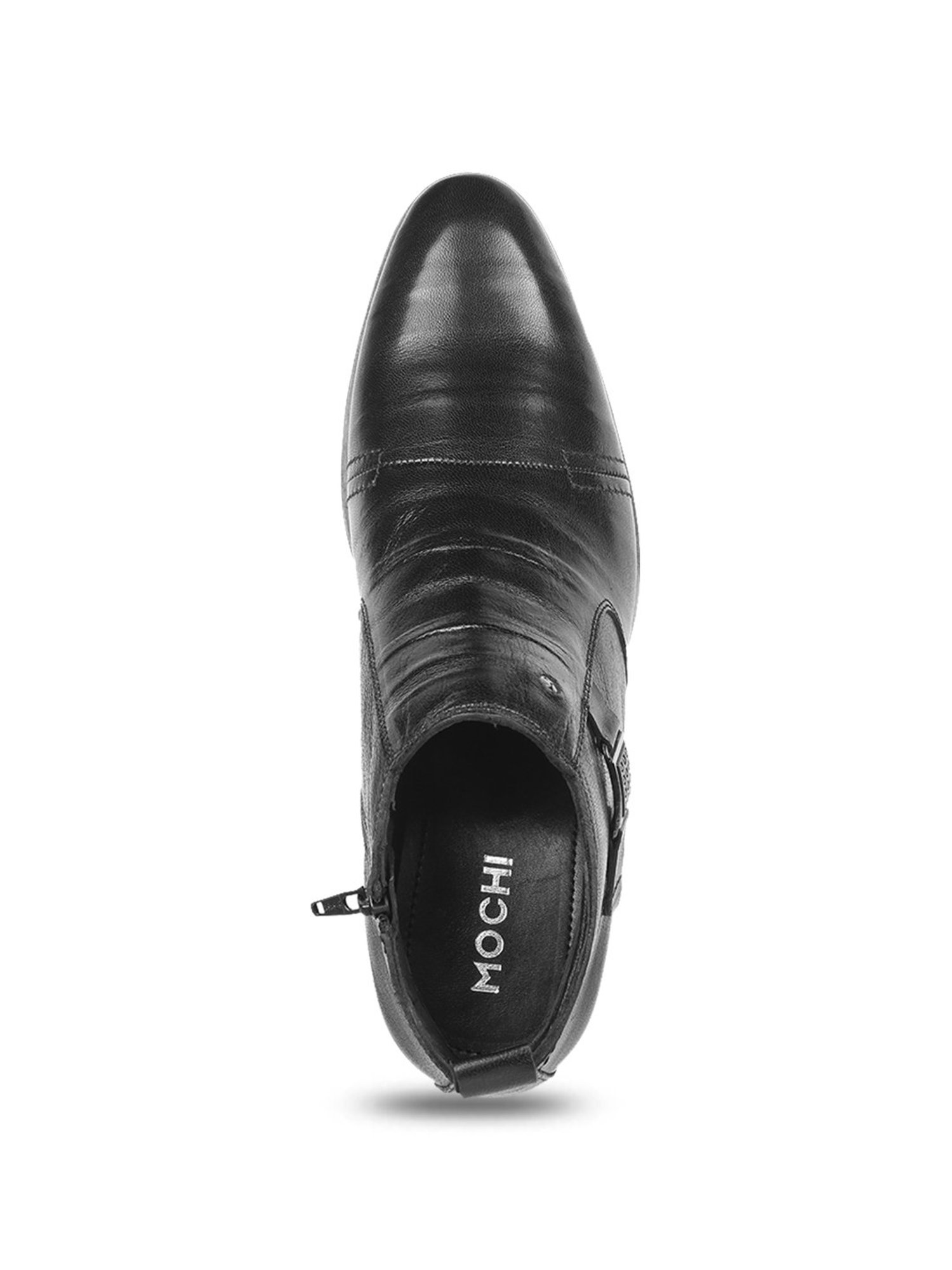 Mochi Men's Black Formal Boots