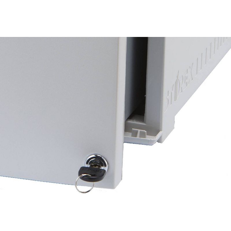 Storex Stackable Filing Drawer with Lock Legal/Letter Size - White