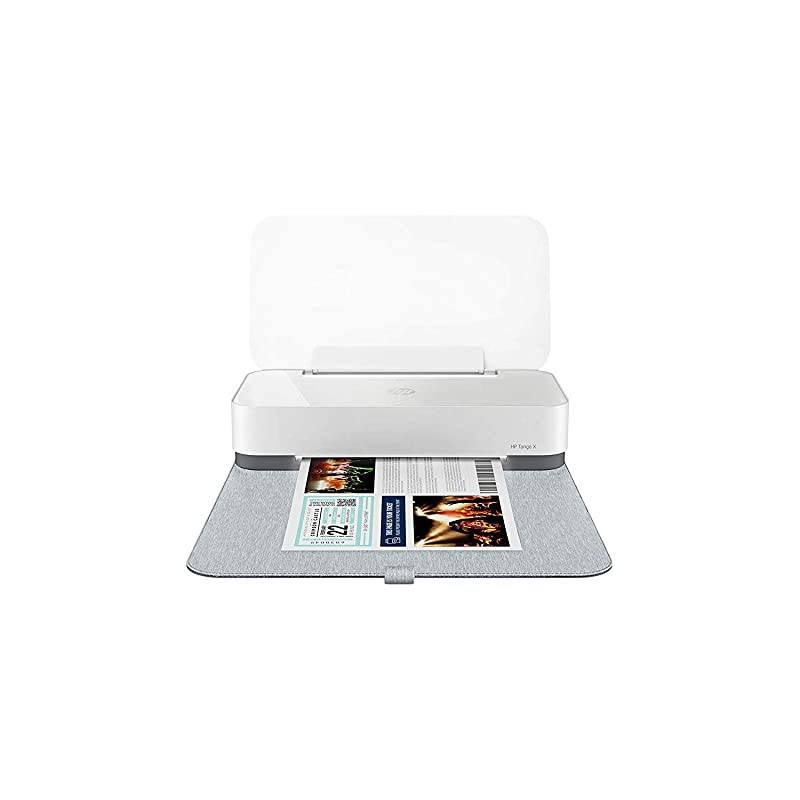 Tango X Smart Wireless Printer with Indigo Linen cover &ndash; Mobile Remote Print, Scan, Copy,  Instant Ink (3DP64A)