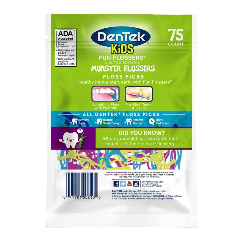 DenTek Kids Fun Flossers Floss Picks for Kids - 90ct