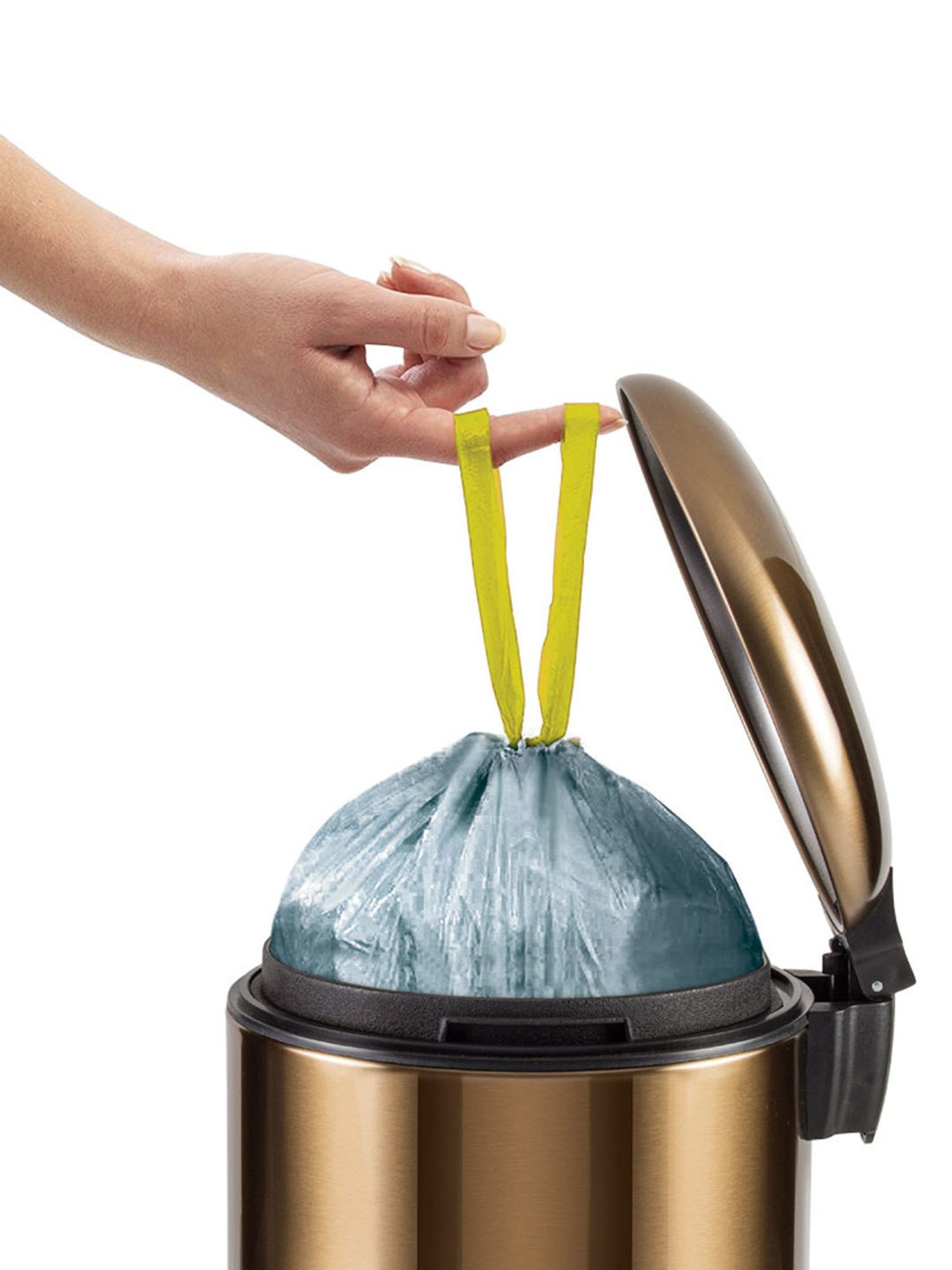 Freelance Bronze Steel Set of 1 Dustbins