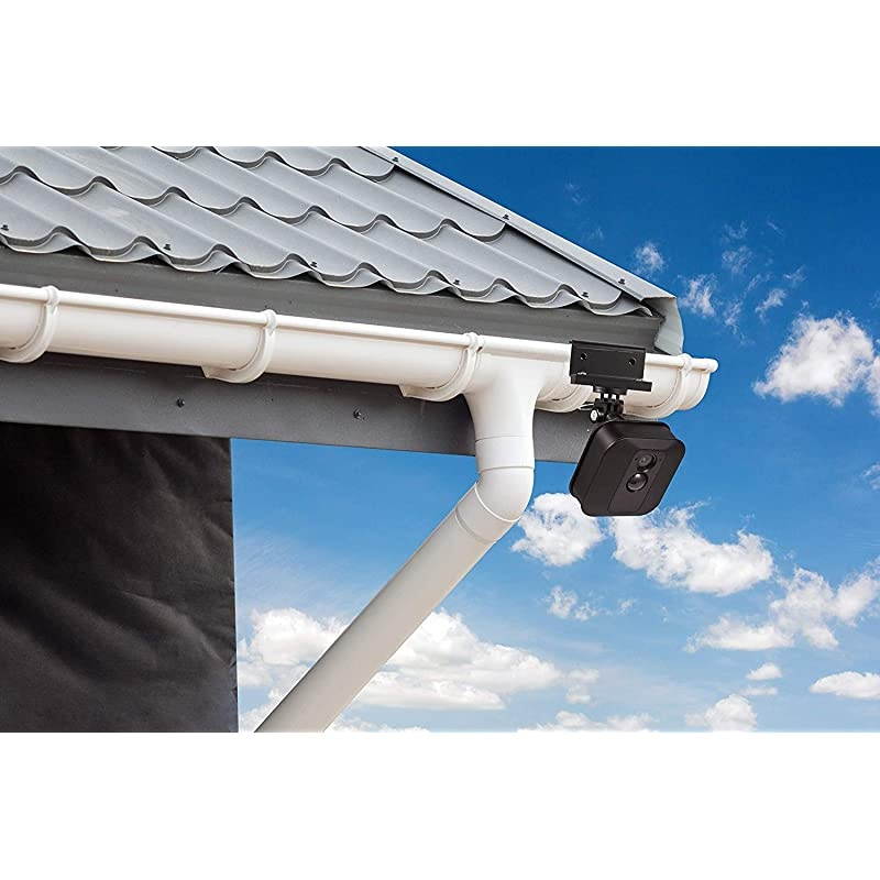 XT Gutter Mount, Taken Weatherproof Gutter Mount for XT/XT2 Outdoor Camera - Greater Height for Your Surveillance Camera (1 Pack, Black)