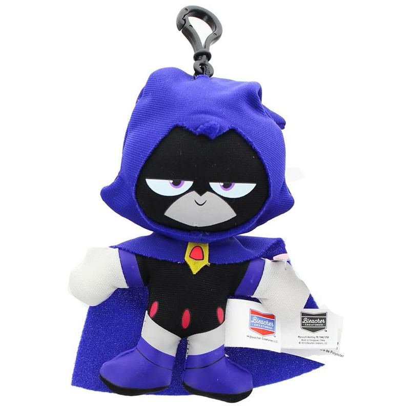 Bleacher Creatures LLC DC Comics Teen Titans Go! 4" Raven Plush Clip-On