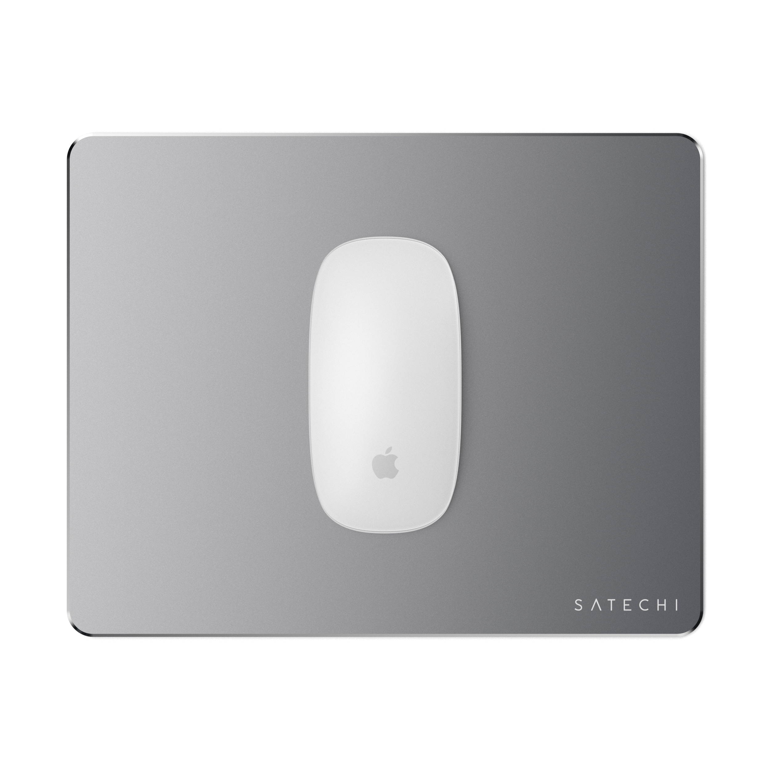 Satechi Aluminum Mouse Pad with Non-Slip Rubber Base - Compatible with Computers, Laptops and Desktops